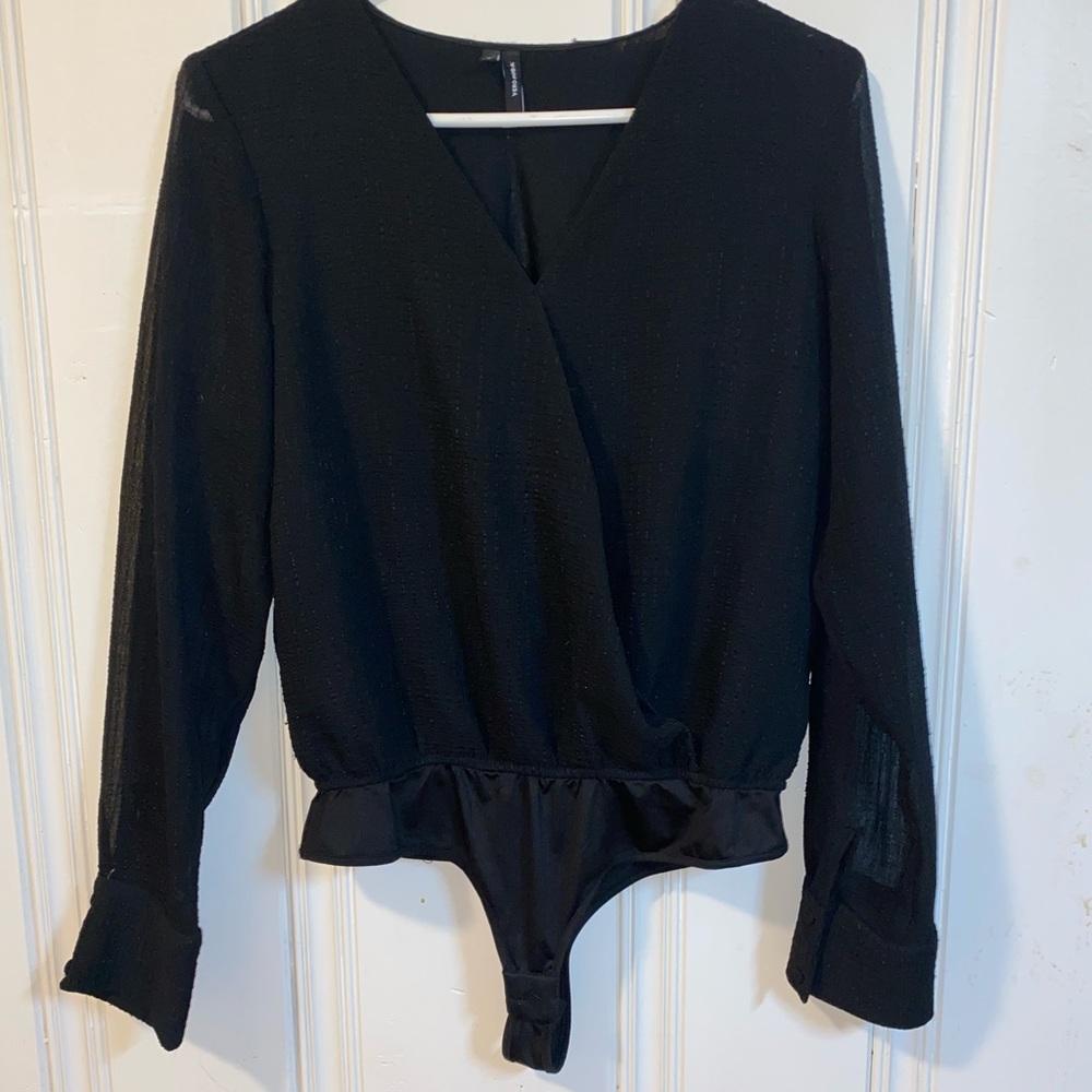 Vera Moda medium thong bodysuit black
